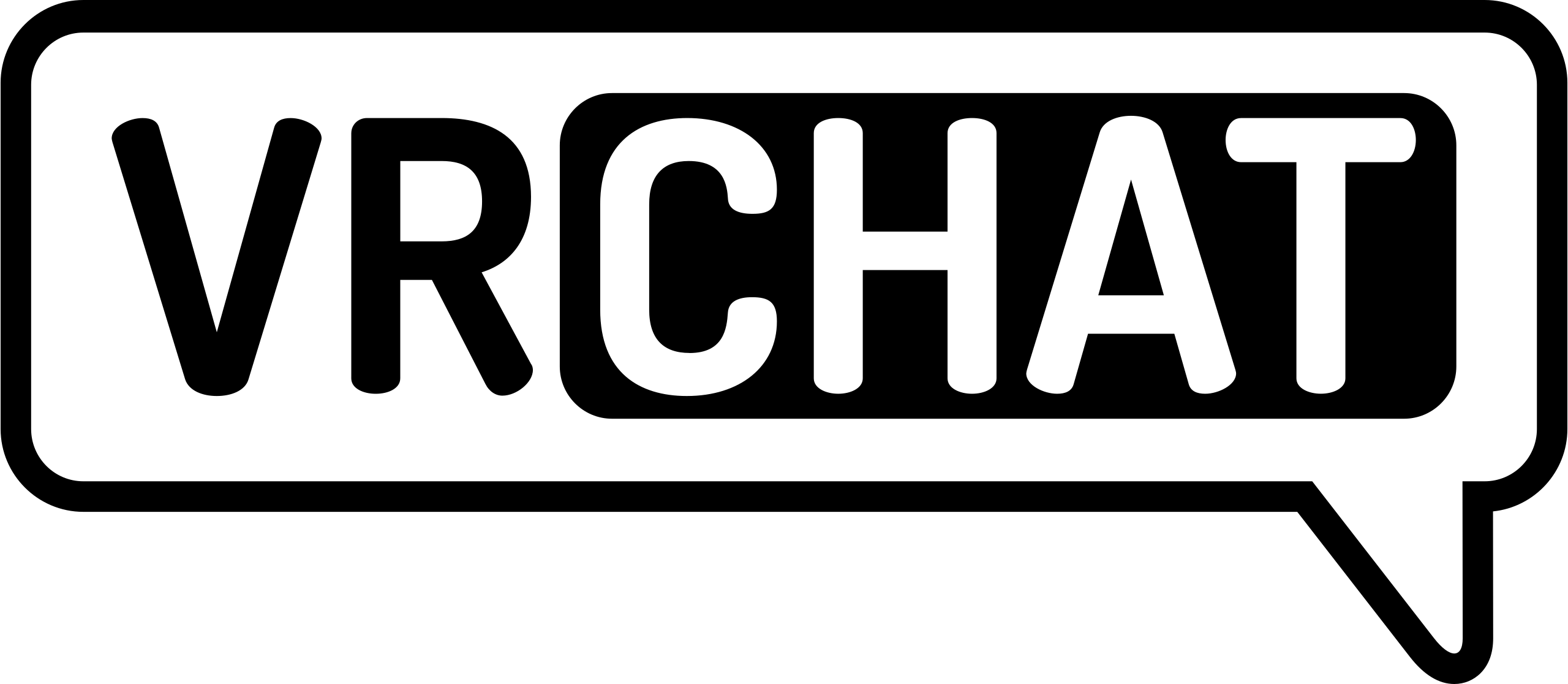 Logo of VRChat representing the VRChat SDK